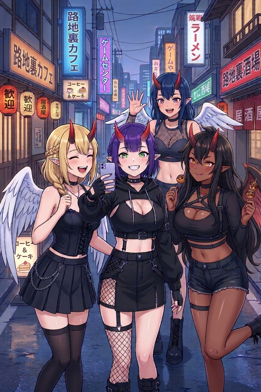 Children of the Shadows and the Elders, heirs of the Great Oni Clan
